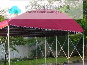 提供武漢云朵遮陽制品推拉棚09