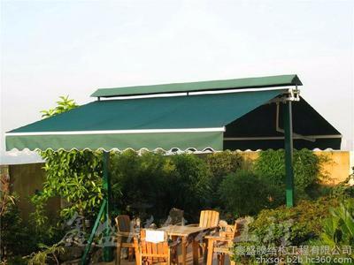 雨棚停車棚膜結構彩鋼棚遮陽篷鋼結構工程專業企業-浙江鑫盛膜結構工程圖片_高清圖_細節圖